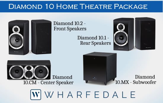 Wharfedale Diamond 10 Series Home Theatre Package
